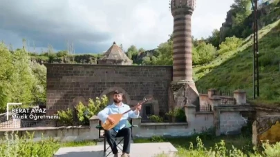 Öğrenciler Erzurum'un Hınıs  ilçesi için klip çekti