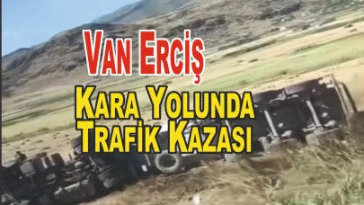 Van Erciş Kara Yolunda Trafik Kazası