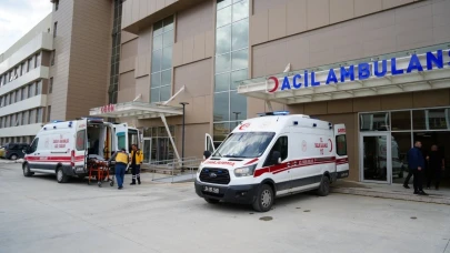 Hafif ticari araç devrildi 4 yaralı