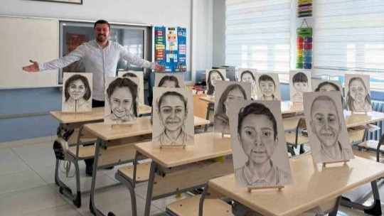 Emektar öğretmenden bir karne hediyesinden fazlası