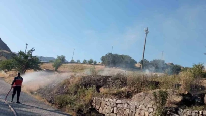 Hakkari itfaiyesinden yangın mesaisi