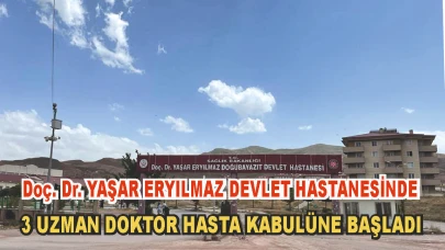 Doğubayazıt Devlet Hastanesine Doktor Ataması Yapıldı