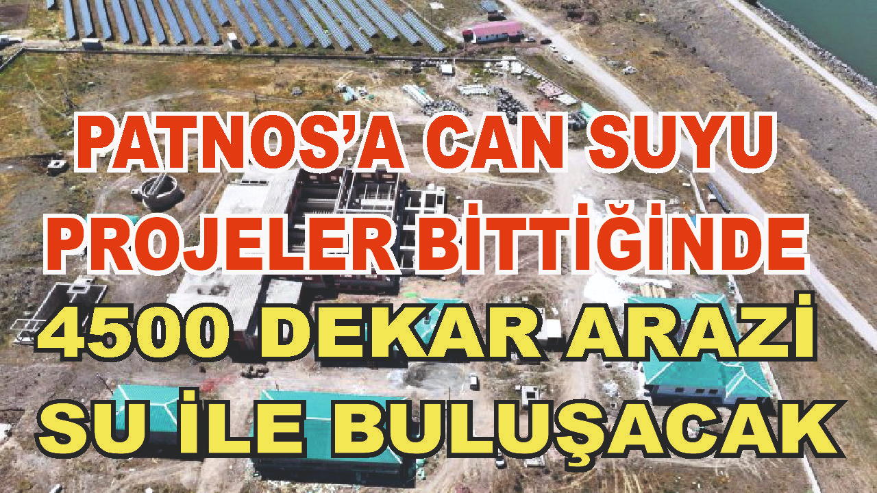 Devlet Su İşleri Bölge Müdürü Patnos'ta Baraj ve Su arıtma Tesislerinde incelemelerde bulundu