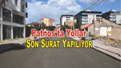 Patnos'ta Yollar Son Sürat Yapılıyor