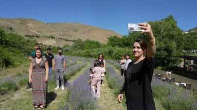 Erzincan'da emekli öğretmenin kurduğu lavanta bahçesi dünyanın dört bir yanından misafirlerini ağırlıyor