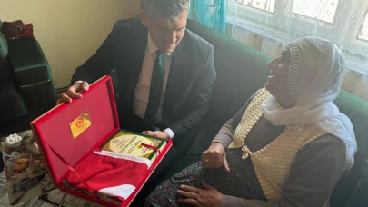 Diyadin Kaymakamı Furkan Korkusuz’dan Şehit Ailesine Anlamlı Ziyaret