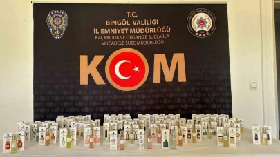 Kaçak parfüm ele geçirildi