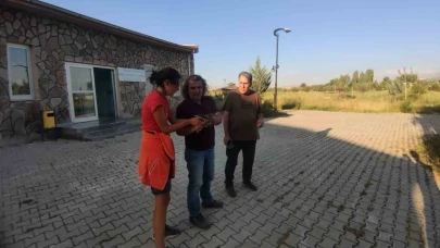 İtalya’dan Van’a geldiler, doğaya kuş saldılar