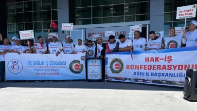 HAK-İŞ Ağrı İl Başkanı Yıldırım: “Emeğimizin Hakkını İstiyoruz”