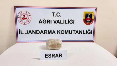 Ağrı’da 1 Kilo Esrar Ele Geçirildi
