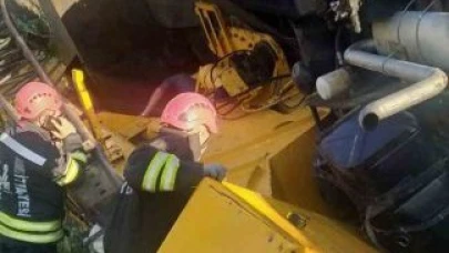 Vinç operatörü kurtulmaya çalışırken canından oldu