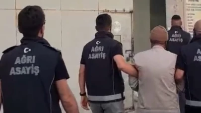 Ağrı’da 40 yıla yakın cezası olan hükümlü yakalandı (Videolu Haber)