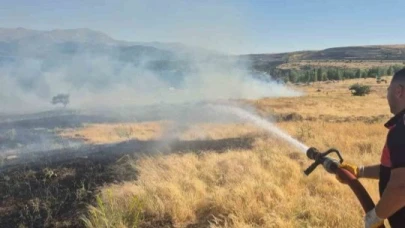 Piknikçi ihamali; iki ayrı noktada örtü yangını