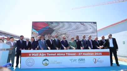 Ağrı’nın Yeni Yıldızı V Mall Karma Yaşam Projesi’nin Temeli Atıldı