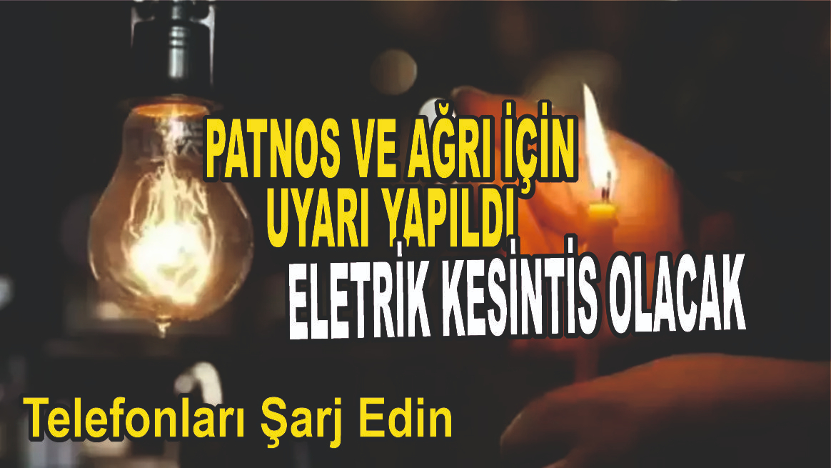 Ağrı ve Patnos'ta 30 Haziran - 1 Temmuz 2025 Tarihlerinde Elektrik Kesintisi ve Etkilenecek Bölgeler Açıklandı