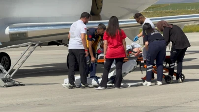 Ağrı’da Tedavi Altına Alınan Down Sendromlu Çocuk, Uçak Ambulansla Ankara’ya Sevk Edildi (Videolu Haber)