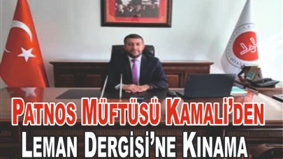 Patnos Müftüsü Abdulvahit Kamalı’dan Leman Dergisi’nin Skandal Karikatürüne Kınama