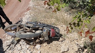 Beton mikreri bisiklete çarptı