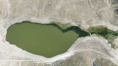 Nemrut Krater Gölü'nde Kuraklık Tehtidi