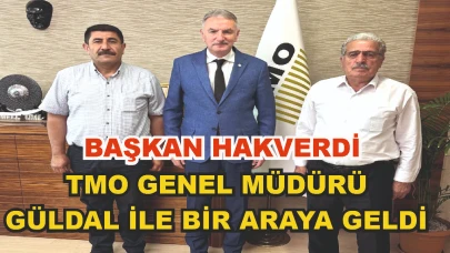 Patnos Ziraat Odası Başkan Hakan Hakverdi TMO Genel Müdürü Ahmet Güldal'ı Ziyaret Etti