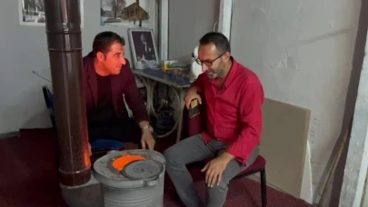 Bir Erzurum Klasiği:Temmuz ayında soba yandı