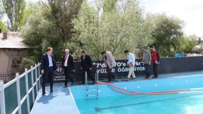 Kaymakam Koşansu yapımı devam eden spor merkezlerini ziyaret etti