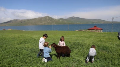Çocukların Doğayla İç İçe Mutluluğu Balık Gölü’nde Hayat Buldu