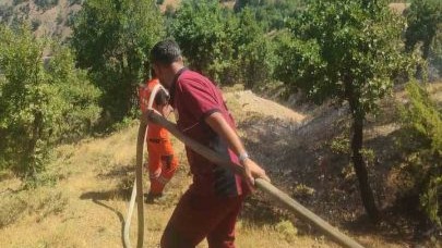 Bingöl’de çıkan yangınlar büyümeden söndürüldü