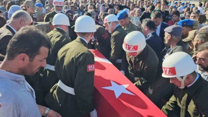 Pençe Kilit Harekatı Şehit Mahsun Yeşildemir son yolculuğuna uğurlandı
