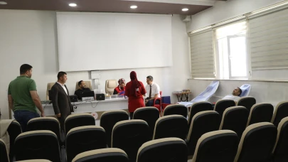 Ağrı Tarım ve Orman İl Müdürlüğü Personelinden Kan Bağışı Desteği