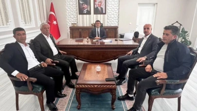 Patnos İl Meclis Üyelerinden Kaymakam Burak Dertlioğlu’na Hayırlı Olsun Ziyareti