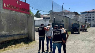 Kars'ın Kağızman ilçesinde uyuşturucu taciri 2 kişi tutuklandı