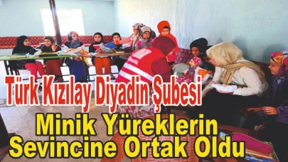 Türk Kızılay Diyadin Şubesi Minik Yüreklerin Sevincine Ortak Oldu