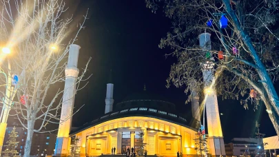 Ağrı’nın Gece Güzelliği Göz Kamaştırdı
