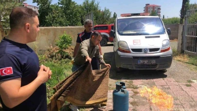 Doğa Koruma ve Milli Parklar (DKMP) Müdürlüğü personeline yangın güvenliği eğitimi verildi