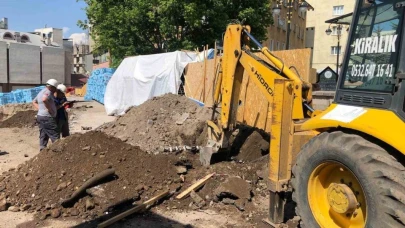 Doğalgaz borusunda meydana gelen arıza korkuya yol açtı