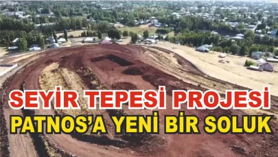Patnso'ta Seyir Tepesi çalışmaları devam ediyor (Videolu Haber)