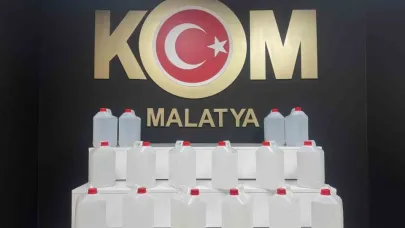 Polis kaçak makaron ve etil alkol ele geçirdi