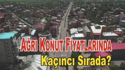 Ağrı'nın Türkiye Konut Fiyatları Sıralamasındaki Yeri Belli Oldu