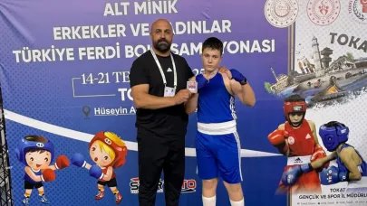 Ağrılı Boksör Türkiye İkincisi Oldu
