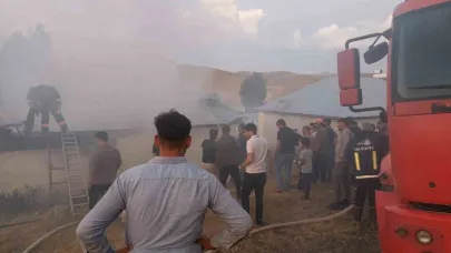 Özalp’te yangın maddi hasara yol açtı