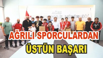 Ağrılı Sporculardan Gurulandıran Büyük Başarı