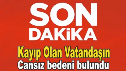 Van’ın O ilçesinde Kayıp Şahsın Cansız Bedenine Ulaşıldı