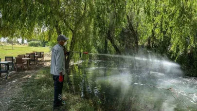Van’da haşerelerle mücadele devam ediyor