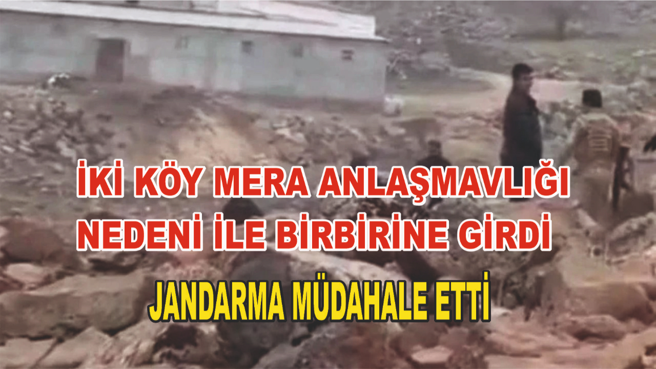 Arazi Kavgası Yaralılar Var, Jandarma Müdahale Etti