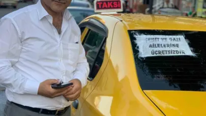 Karslı taksicilerden örnek davranış