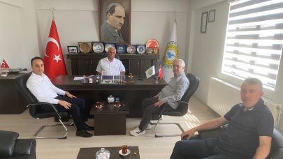 Vergi Dairesi Müdürü Erkan Çağan'dan ETSO’ya Veda Ziyareti