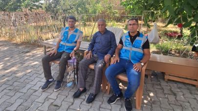 Erciş Sosyal Yardımlaşma ve Dayanışma Personelinden Gazilere Anlamlı Ziyaret