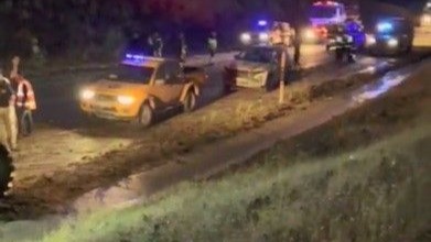 Kars-Kağızman-Ağrı yoluna sel engeli