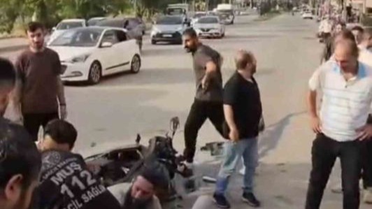 Muş’ta trafik kazası: 2 kişi yaralandı
